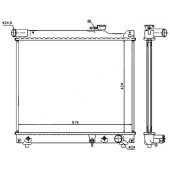 Радиатор SUZUKI ESCUDO / GRAND VITARA 2.0 TD 94-05 <b>SAT SK0001-D</b>
