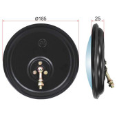 Зеркало нижнего вида HYUNDAI / DAEWOO круглое, крепление болт (d185mm) <b>SAT SL-728B</b>