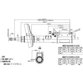Стойка задняя TOYOTA CAMRY / SCEPTER / LEXUS ES300 / WINDOM / GRACIA / QUALIS 91-02 S.E. прав. <b>SAT ST-48530-39356-SE</b>