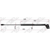 Амортизатор задней двери HONDA CR-V RD5 01-06 <b>SAT ST-74825-S9A-003</b>