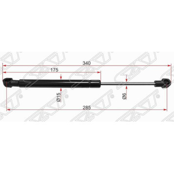 Амортизатор капота VOLKSWAGEN TRANSPORTER 98-03 <b>SAT ST-7D0823359A</b>