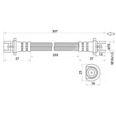 Шланг тормозной задний (Таиланд) HONDA CIVIC / STREAM 01-06 лев.=прав. <b>SAT ST-01466-S5A-000</b>
