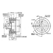 Шкив коленвала TOYOTA ALTEZZA / CROWN / LEXUS IS200 / 300 / MARK / VEROSSA 1GFE 98- <b>SAT ST-13407-70090</b>