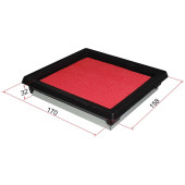 Фильтр воздушный NISSAN MARCH / MICRA K11 92-02 / K12 02-10 / NOTE E11 05- <b>SAT ST-16546-41B00</b>