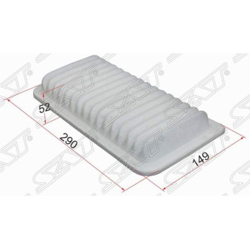 Фильтр воздушный TOYOTA COROLLA 00-07 / AVENSIS 03-08 <b>SAT ST-17801-22020</b>