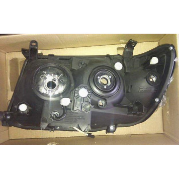 Фара TOYOTA LAND CRUISER 100 05-07 (левый руль) цельная c корректором под ксенон <b>SAT ST-212-11H9-EMR</b>-1