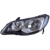 Фара HONDA CIVIC 05-11 4D под корректор, поворот белый <b>SAT ST-217-1159L</b>