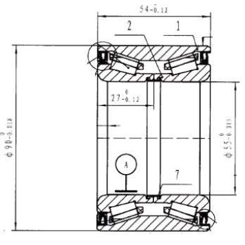 Подшипник перед ступицы PEUGEOT BOXER 3 / CITROEN JUMPER / FIAT DUCATO <b>SAT ST-3326.71</b>