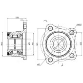 Полуступица задняя TOYOTA CARINA ED / EXIV / CELICA ST202 / CURREN ST20# <b>SAT ST-42409-19015</b>