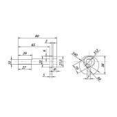 Эксцентрик RR рычага TOYOTA CELSIOR / CHASER / CRESTA / CROWN / MAJESTA / MARK2 / LEXUS LS400 (болт) 92- <b>SAT ST-48190-22030</b>