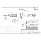 Стойка передняя TOYOTA LAND CRUISER PRADO 120 / 4RUNNER / SURF / HILUX 04-09 лев.=прав. <b>SAT ST-48510-69545</b>