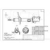Стойка передняя TOYOTA RAV4 05- лев. <b>SAT ST-48520-80074</b>
