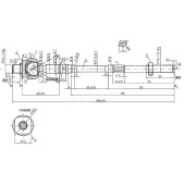 Тяга рулевая NISSAN AD / ALMERA / BLUEBIRD SYLPHY / PULSAR / SUNNY / X-TRAIL / WINGROAD 95- <b>SAT ST-48521-8H328</b>