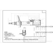 Стойка задняя TOYOTA CAMRY / SCEPTER / LEXUS ES300 / WINDOM / GRACIA / QUALIS 91-02 прав. <b>SAT ST-48530-39235</b>
