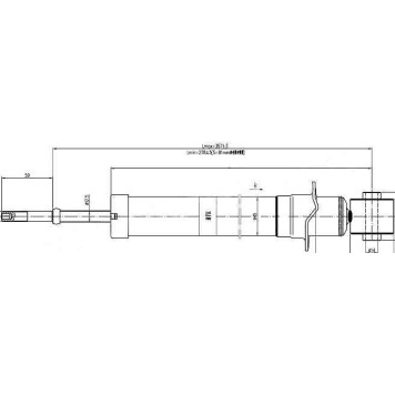 Стойка задняя TOYOTA CALDINA 02-07 лев.=прав. <b>SAT ST-48530-80084</b>