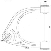 Рычаг перед. верхний с шаров. TOYOTA TUNDRA / SEQUOIA 07- прав. <b>SAT ST-48610-0C011</b>