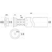 Пыльник RR амортизатора TOYOTA VITZ / PLATZ / IST 98- лев.=прав. <b>SAT ST-48750-52010</b>