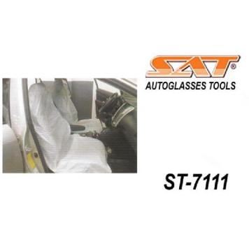 Комплект защитных чехлов на передние сидения + на рулевое колесо <b>SAT ST-7111</b>