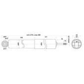 Амортизатор передний ISUZU ELF 150 / 250 NHR / NKR66E / 71 96- лев.=прав. <b>SAT ST-8-97253-592-0</b>