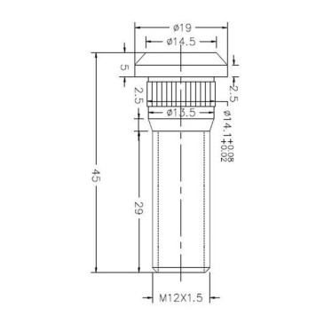 Шпилька ступицы TOYOTA <b>SAT ST-90942-02049</b>-1