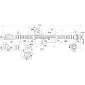 Шланг тормозной передний (Таиланд) TOYOTA RAV4 05- прав. <b>SAT ST-90947-02F49</b>