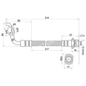 Шланг тормозной задний (Таиланд) TOYOTA RAV4 05- прав. <b>SAT ST-90947-02F51</b>