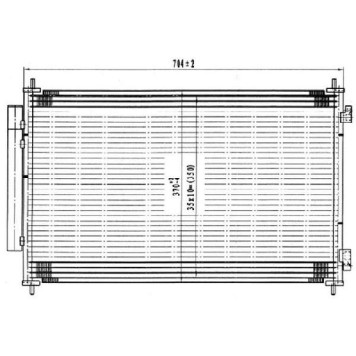 Радиатор кондиционера HONDA CR-V 07- <b>SAT ST-HD67-394-0</b>