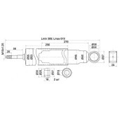 Амортизатор передний MITSUBISHI CANTER FE2# / FE43# / FE44# / FE46# / FE425 80- рессоры лев.=прав. <b>SAT ST-MB025382</b>