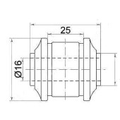 Сайлентблок задней поперечной тяги MITSUBISHI CHALLENGER / PAJERO / MONTERO SPORT 91- <b>SAT ST-MB584166</b>