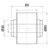Сайлентблок FR задней продольной тяги MITSUBISHI CHALLENGER / PAJERO / MONTERO SPORT 96- <b>SAT ST-MR210731</b>