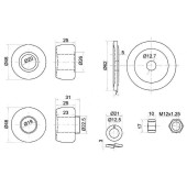 Сайлентблок растяжки (комплект) Pajero IO / PAJERO PININ <b>SAT ST-MR465868</b>