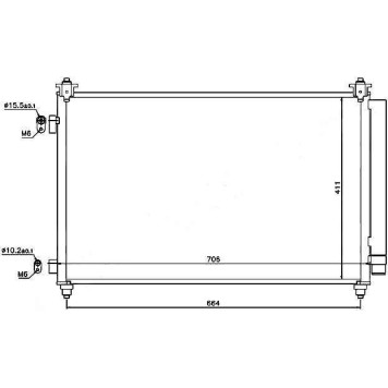 Радиатор кондиционера MAZDA CX-9 07- <b>SAT ST-MZ14-394-0</b>