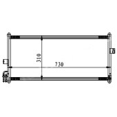 Радиатор кондиционера NISSAN ALMERA B10 07- EURO <b>SAT ST-NSB1-394-0</b>