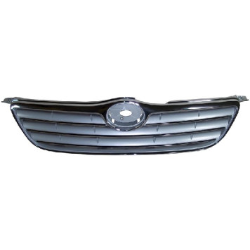 Решетка TOYOTA COROLLA 02-04 серая с хромом <b>SAT ST-TY28-093-C0</b>