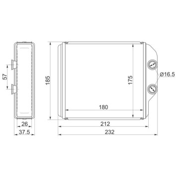Радиатор отопителя салона TOYOTA CORONA / CARINA / CALDINA 92-02 #T21# / IPSUM / GAIA #XM1# 96-01 толщина 26 <b>SAT ST-TY45-395-A0</b>
