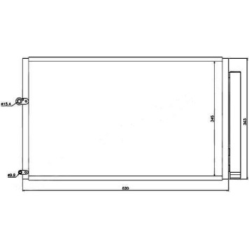 Радиатор кондиционера TOYOTA PRIUS NHW2# 03-09 <b>SAT ST-TYN20-394-0</b>