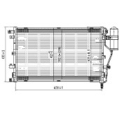 Радиатор кондиционера VOLVO XC90 01- <b>SAT ST-VL01-394-0</b>