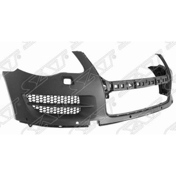 Бампер VOLKSWAGEN TOUAREG 07-10 под омыватели / с боковыми решетками <b>SAT ST-VW61-000-C0</b>