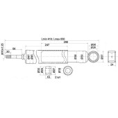 Амортизатор передний MAZDA TITAN 84- лев.=прав. <b>SAT ST-W023-34-700</b>