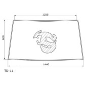 Молдинг лобового стекла NISSAN PATROL / SAFARI 80- <b>SAT TD-11</b>