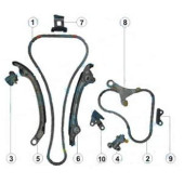 Комплект ГРМ 2TRFE DYNA / TOYOACE / HIACE / HILUX / LC PRADO 04- (полный) <b>SAT TK-TY352-B</b>