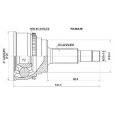 Шрус TOYOTA Harrier MCU10 2WD 99-03, Camry Gracia MCV20 / 21 (Var.TOY, Seal Oil D=63) 99- <b>SAT TO-66A48</b>