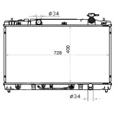 Радиатор TOYOTA CAMRY 2AZ-FE 2.4 06- / VENZA 1AR-FE 08- (пластинчатый) <b>SAT TY0003-ACV40</b>