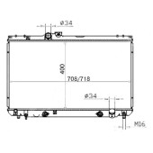 Радиатор TOYOTA CHASER / CRESTA / VEROSSA / MARK II #ZX100 / #ZX110 2.0 / 3.0 96- <b>SAT TY0005-100</b>