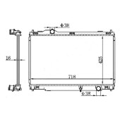 Радиатор TOYOTA CROWN GRS180 03- 2GR / 3GR / 4GR / 5GR <b>SAT TY0006-180</b>