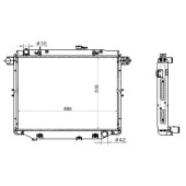 Радиатор TOYOTA LAND CRUISER 100 / LEXUS LX470 UZJ100 V8 4.7 98- <b>SAT TY0009-100</b>
