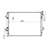 Радиатор TOYOTA LAND CRUISER PRADO 120 / SURF / FJ CRUISER 5VZ / 1GR / 3RZ / 2TR 02- / PRADO 150 2TR 09- <b>SAT TY0009-120</b>