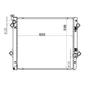 Радиатор LEXUS GX470 2UZ 02-07 / TOYOTA LAND CRUISER PRADO / SURF 1KD 02-03 <b>SAT TY0009-120-4.7</b>