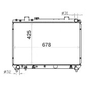 Радиатор TOYOTA TOWN ACE NOAH / LITE ACE SR4 / 5# 3S-FE 96-07 <b>SAT TY0050</b>