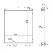 Радиатор TOYOTA DYNA / TOYOACE 4B BU3# 99-02 <b>SAT TY0064</b>